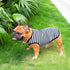 iChoue French Bulldog 100% Breathable Cotton Striped T Shirts Summer Cooling Vest Clothes for Medium Dogs Tank Tops Frenchie Pug English Boston Te...