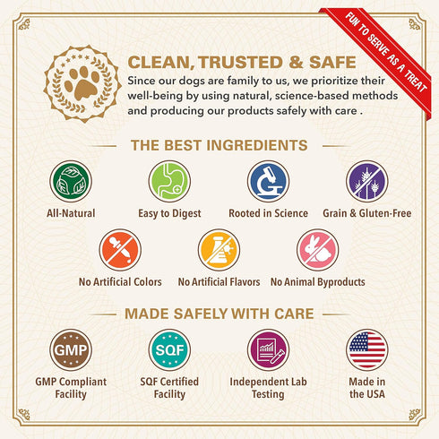 Bernie's Charming Chompers - Daily Dental Chews for Dogs 5-15 Lbs. - 22 Count - Cleans Teeth, Freshens Breath, Boosts Oral-Gut Microbiome. Easy to...