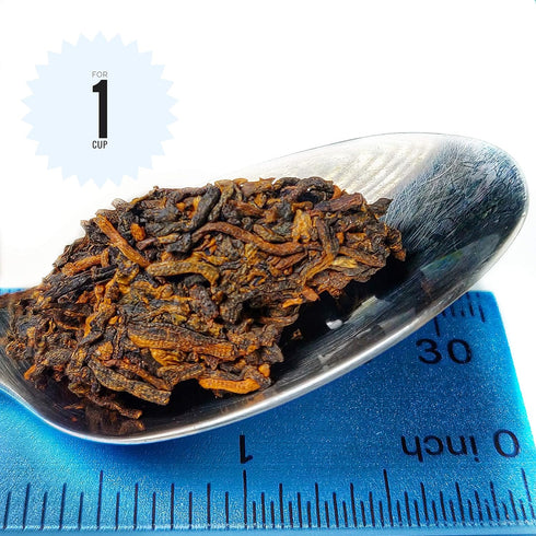 Jinglong Tea Factory - Puerh Tea No1 (40 Cups) Ripe Pu-erh Tea Mini Cake (3.6 Ounce)...