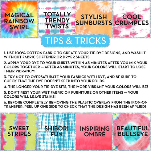 Just My Style Mer-Mazing Tie-Dye by Kit Horizon Group Usa, Create 15 DIY Tie Dye Projects. Kit Includes Gloves,Color Mixing Bottles,Mermaid Themed...