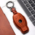 Tukellen for Mercedes Benz Key fob Cover Genuine Leather with Keychain,Leather Key case Protector Compatible C E M S CLS CLK GLK GLC G AMG Series ...