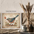 Posterizer 1 pcs- Blue and Orange bird on a tree with a rustic background-Art for Animal Lovers-Floral Botanical Art- Gift for Men Women -Living R...