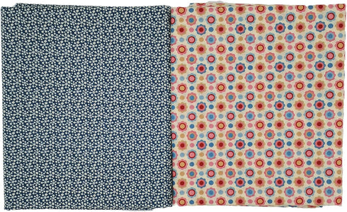 iNee Fat Quarters Fabric Bundles, Precut Cotton Fabric for Sewing Quilting, 18 x 22 inches, Harbor Blue...