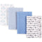 Hudson Baby Unisex Baby Cotton Flannel Burp Cloths, Airplane, One Size...