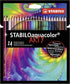 STABILO Colouring Pencil - aquacolor ARTY - Wallet of 24 - Assorted Colours...