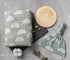 Miaoberry 100% Organic Cotton Muslin Blanket| Sage Green Rainbow Baby Swaddle Set| Newborn Boy Girl Unisex Neutral| Boho Vintage Monthly Picture B...