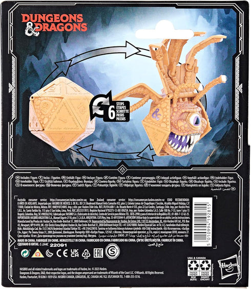 DUNGEONS & DRAGONS Dicelings Beholder Collectible D&D Monster Dice Converting Giant d20 Action Figures Role Playing Dice (F5213) Medium...