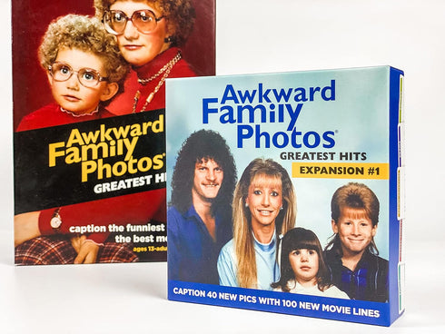 AWKWARD FAMILY PHOTOS GREATEST HITS: EXPANSION #1 GAME (Caption new hilarious pics with new memorable movie lines)...