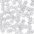 200 Pieces Acrylic Snowflake Ornaments Snowflake Table Scatters Christmas Xmas Tree Hanging Pendant Beads Decorations for DIY Crafts Winter Wonder...