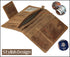 Mou Meraki Genuine Leather RFID Blocking Long Wallet – Vintage Bifold for Men (ANCIENT COGNAC)...
