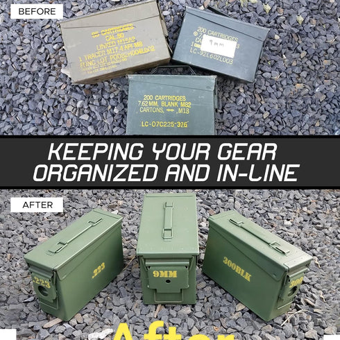 OST Ammo Can Stencils | Personalized Ammo Box | Ammo Can Organizer | Ammo Can Labels Assorted | Ammo Organizer | Ammo Crate Storage Box Organizer ...