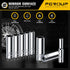 1/4 Inch Drive Socket Set - 8 Piece Metric 12-Point Deep Socket Set (6mm, 7mm, 8mm, 9mm, 10mm, 11mm, 12mm, 13mm)- Cr-V Steel with Sturdy Holder - ...