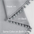 Pompom Full Blackout Curtains Grey Window Curtains for Basement 54 inches Thermal Insulated Room Darkening Curtain Drapes for Nursery 2 Panels...
