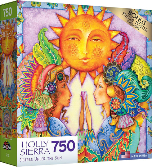 RoseArt - Holly Sierra - Sisters Under The Sun - 750 Piece Jigsaw Puzzle for Adults...