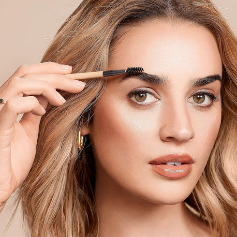 EcoTools New Natural Conceal, Enhance, & Sculpt Trio, Makeup Brushes For Foundation, Concealer, & Brows, Dense, Synthetic Bristles For Sculpting F...