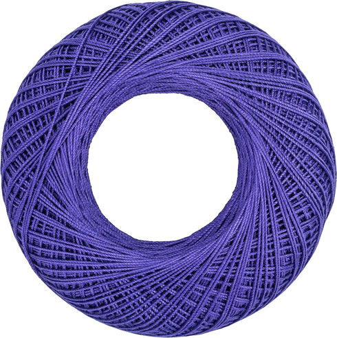 Coats Crochet Aunt Lydia's Crochet, Cotton Classic Size 10, Violet...