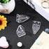 12 Pieces 1 Inch Hold Down Brackets Clear Plastic Hooks Blind Holder Replacements for 1 Inch Mini Horizontal Blinds Shades Windows Doors...