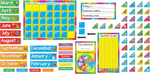 TREND enterprises, Inc. T-8096 Year Around Calendar Bulletin Board Set...