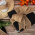 Ribbli 2 Rolls Jute Burlap Wired Ribbon,1-1/2 Inch Total 20 Yard,Natural Beige Wired Ribbon for Crafts Gift Wrapping Wreaths Tree Decoration Outdo...
