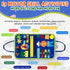 Montessori Busy Board for Toddlers - Educational Early Development Busy Book for 1-4 Year Olds - Sensory Board for Learning Numbers, Letters, and ...