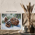 Posterizer 1 pcs-pinecones in snowey winter nature 3-Landscape & Nature Art-GIft for Men Women Teens-Living Room Bedroom Decor- unframed wall art...
