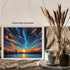 Posterizer 1 pcs- mountains, trees, night sky landscape nature 7-Landscape & Nature Art-Floral Botanical Art- Decor for Home & Office- unframed wa...