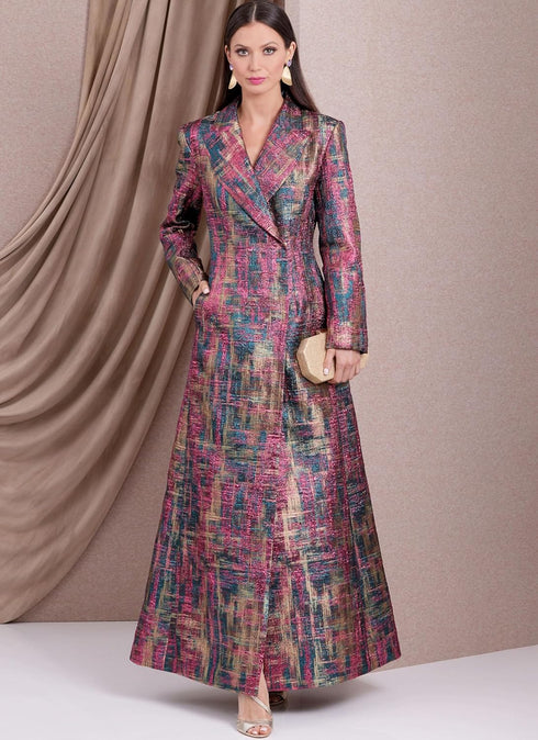 Vogue Misses' Lined Coats Sewing Pattern Packet, Sizes 18-20-22-24-26, Multicolor...