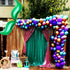 KatchOn Green Mermaid Tail Balloon - 25 Inch, Pack of 6 | Foil Curve Balloon for Garland | Mermaid Birthday Decorations...