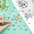 PH PandaHall 304 Stainless Steel Slider Beads 30pcs Stopper Bead 7mm 8mm 10mm Adjustable Slider Metal Loose Beads with Rubber Inside for Bracelet ...