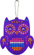 C.S. Kids KC06 Owl Keychain, First Sewing Arts & Crafts Gifts - Animal Crafting Keychain | Educational DIY Cross-stitch Sewing Kit for Kids, Sew Y...