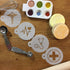 Medical Symbols Cookie Stencil Set C992 By Designer Stencils Beige/Semi-Transparent, 2.5 x 2.5...