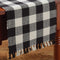 Park Designs Buffalo Check Table Runner - 54''L - Black & Cream...