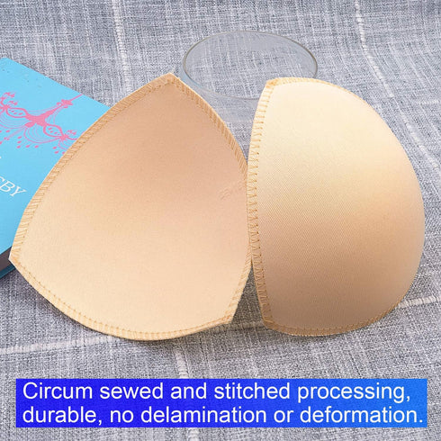 Awpeye Bra Pads Inserts 6 Pairs, Bra Cups Inserts, Removable Breast Enhancers Inserts for Women...