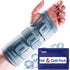 FEATOL Wrist Brace Carpal Tunnel, Night Support Brace with Wrist Splint, Adjustable Straps, Hot/Ice Pack for Women and Men, Left Hand, Small/Mediu...