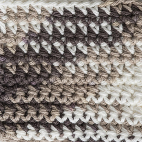 Lily Sugar'n Cream Super Size Ombres Yarn, 3 oz, Chocolate Ombre, 1 Ball...