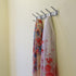 WEBI C-CBG05 Heavy Duty SUS 304 Hook Rail Coat Rack, 5 Hooks, Great Home Storage & Organization for Bedroom, Bathroom, Foyer, Hallway, Brushed Fin...