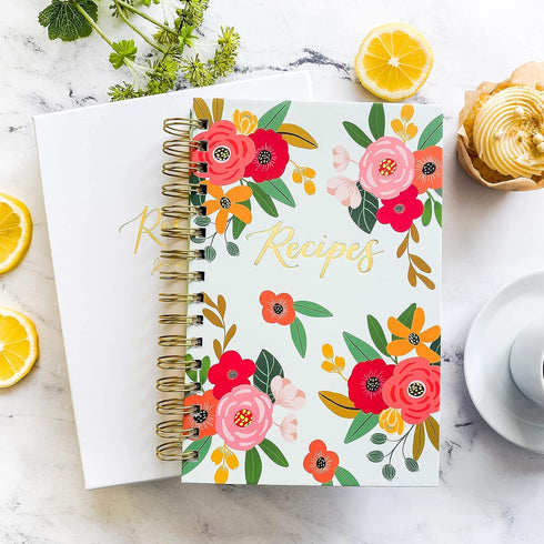 Blank Recipe Book To Write In Your Own Recipes - Recipe Notebook, Hardcover Recipe Journal Keepsake Cookbook for Organizing Favorite Family Recipe...