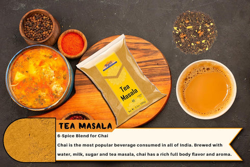 Rani Tea (Chai) Masala Indian Spice Blend 3.5oz (100g) ~ All Natural | Vegan | Gluten Friendly | Salt & Sugar Free | NON-GMO | No Colors | Indian ...
