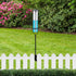 Freeze Proof Rain Gauge with Clamp Rain Gauge Outdoor Large Capacity Clear Number and Scale Rain Meter Adjustable Height Rain Measuring Tool for G...