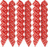 50pcs 1.2-Inch Mini Red Gingham Ribbon Bows for Crafts Plaid Ribbon Bows Appliques for Christmas Ornament Embellishment Decoration(Red)...