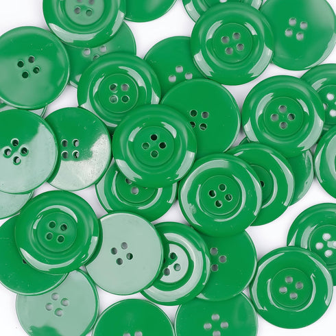 YAKA 50pcs 4 Holes Round Sewing Resin Buttons1.5inch/38mm in Bulk for Environmental Sewing Fasteners Scrapbooking DIY Sewing Tailor Crafts Coats C...