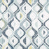 No. 918 Barker Geometric Semi-Sheer Rod Pocket Kitchen Curtain Valance and Tiers Set, 54" x 36", White...