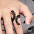 Lavencious Cocktail Fashion Ring Size Adjustable From 6-8.5 CZ Marquise Shape Jewelry for Women...