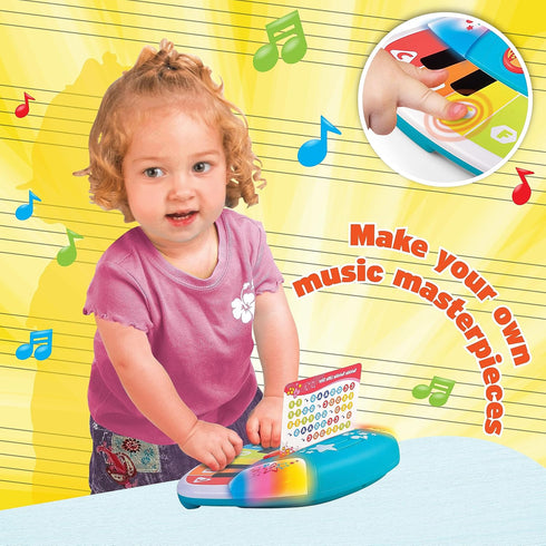 Magic Touch Baby Piano, Toddler Music Toy, Infant Touch Sensor Musical Piano Instrument, Switch between Piano and Xylophone, Kids Gifts for 9 12 1...