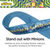 Minions Dog Leash, 4ft (48in) Blue and Yellow Minions in a Row | Gifts for Minions Fans and Their Pets | Officially Licensed Pet Product from Univ...