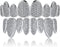 TOPGRILLZ 18K Gold Plated Iced Out Simulated 8 Top and Bottom Diamond Grills for Your Teeth with Extra Molding Bars...