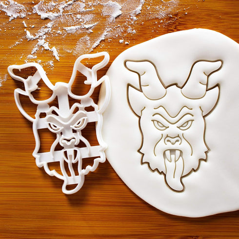 Set of 2 Krampus cookie cutters, 2 pieces - Bakerlogy...