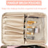 Best Mother Patch MOM Makeup Bag Large Capacity Travel Toiletry Bag with Brush Bags Cosmetic Bag Makeup Case Multifunction Organizer Make Up Bag M...