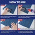 Fabric Glue Permanent 75ml, Fabric Glue for Patch, Clear Fabric Glue for Clothing Permanent Washable, Leather Glue for All Fabrics, Cotton, Denim,...