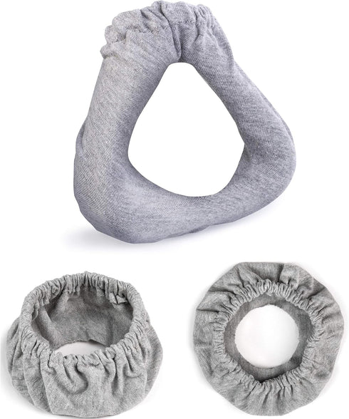 10 Pack Cpap Mask Liners to Reduce air leaks Ultra Soft Cotton Covers are Washable and Easy to Clean with Laundry Bag (10 Count (Pack of 1))...